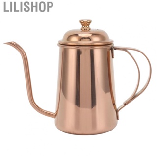 Lilishop Stainless Steel Gooseneck Coffee Pot Pour Over Coffee Kettle 650ml for Cafe