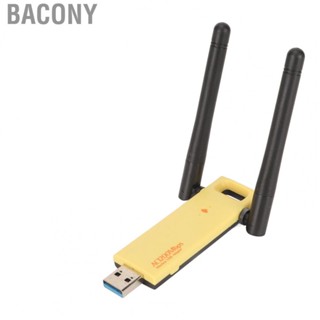 Bacony USB  Adapter  Encrypted Dual Antennas Auto Rate Adjustment USB 3.0  Dongle 802.11AC  for PC