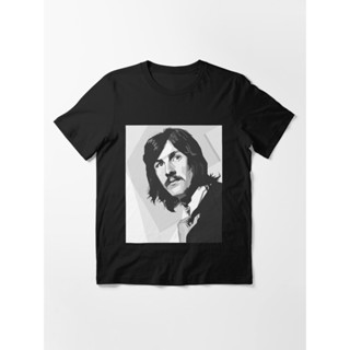 เสื้อเชิ้ตแขนสั้น เสื้อยืดแขนสั้น แขนสั้น Drummer John Black White WPAP Essential