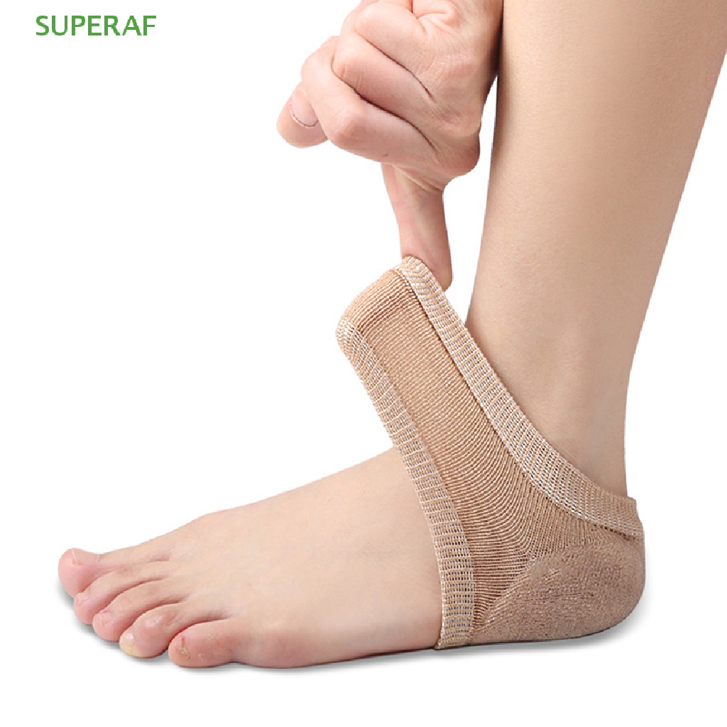 Superaf เจลซิลิโคน ป้องกันส้นเท้า แผ่นรองส้นเท้า ถ้วยรองฝ่าเท้า ซัพพอร์ตเท้า ดูแลผิว ซ่อมแซมเบาะ ถุงเท้าครึ่งหลา ขายดี ราคา ถูกที่สุด ดีลบีเคเค แกลเลอรีภาพที่ 7