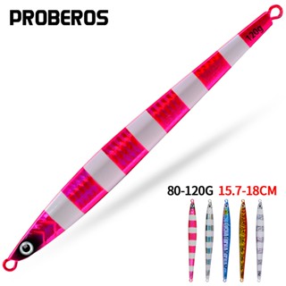 Proberos เหยื่อตกปลาโลหะ 80 กรัม -100 กรัม -120 กรัม 1 ชิ้น