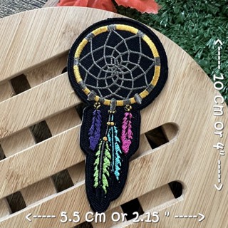 Dream Catcher ขนนก ตัวรีดติดเสื้อ อาร์มรีด อาร์มปัก ตกแต่งเสื้อผ้า หมวก กระเป๋า แจ๊คเก็ตยีนส์ Hippie Embroidered Iron...