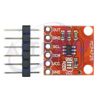 Mcp4725 บอร์ดโมดูลแปลงดิจิทัล 12Bit I2C DAC เป็น Analong EEPROM สําหรับ Arduino 2.7V-5.5V