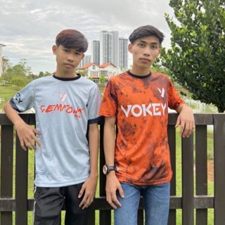 เสื้อยืดพรีเมี่ยม พิมพ์ลาย JERSEY VOKEY สําหรับผู้ชาย และผู้หญิง