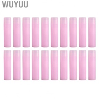 Wuyuu Lip Balm Tubes  Portable 5ml Pink Lip Gloss Container  for Home