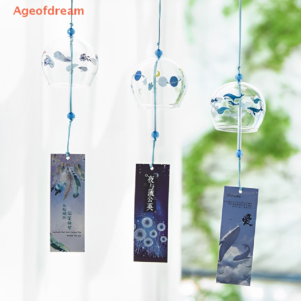 [Ageofdream] กระดิ่งลมลายลมญี่ปุ่น Handmade Glass Furin ตกแต่งบ้านใหม่