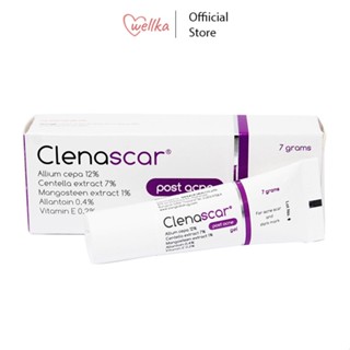 Clenascar Post Acne Gel 7g เจลใสดูแลรอยแผลจากสิว รอยแดง รอยดำ จางไวจริง