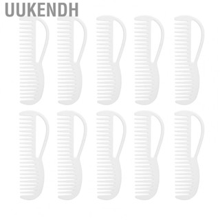 Uukendh Hair Dressing Comb Smoothly Lightweight Wide  Hair Comb Hollow Handle For