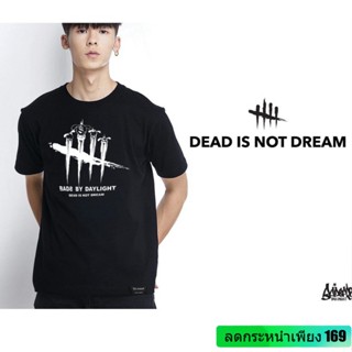 sadasJust Say Bad &amp;#174; เสื้อยืดลาย แนวสตรีท รุ่น Dead Daylight ดำ ( ลิขสิทธิ์แท้ ) แขนสั้น เสื้อยืดชาย หญิง M L XL 2XL