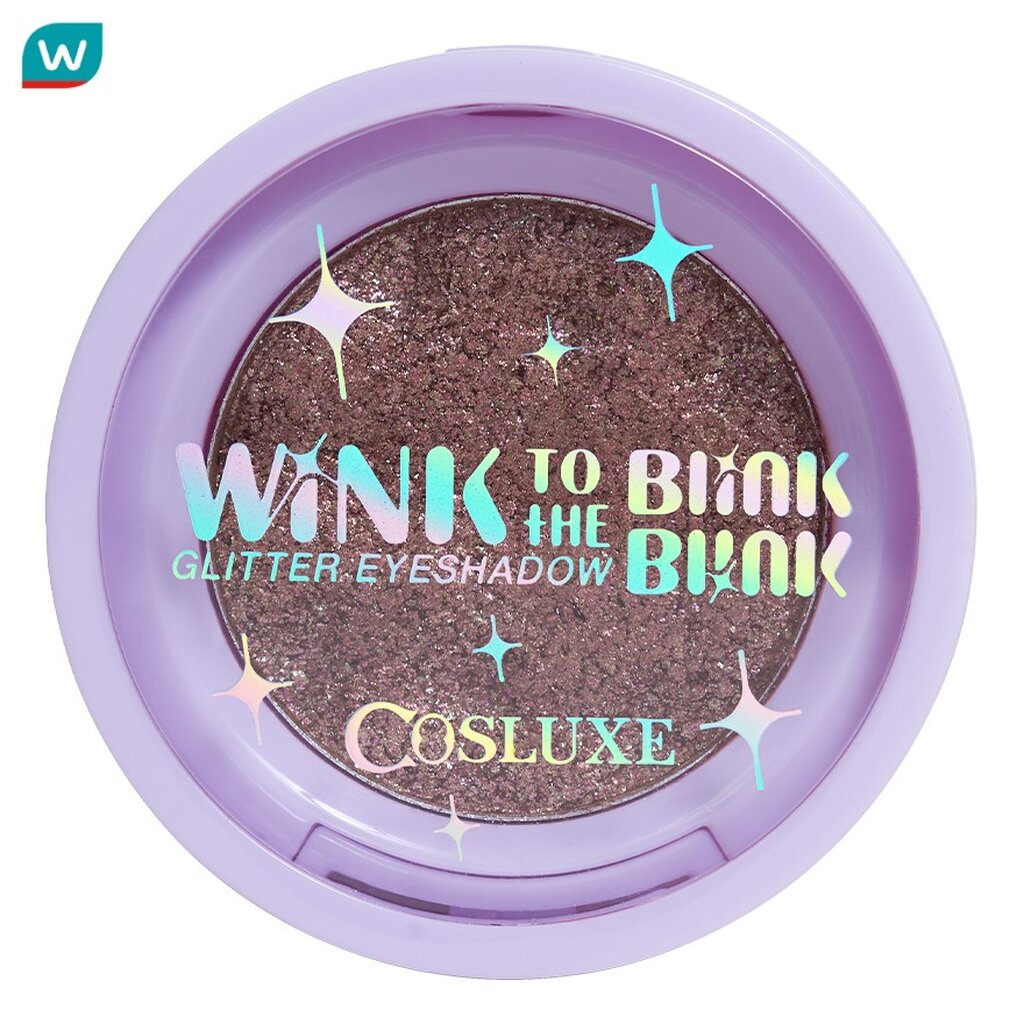 Cosluxe คอสลุคส์ ทวิงเคิล กลิตเตอร์ สตาร์ กลิตเตอร์ อายแชโดว์ พาวเดอร์ 2ก. 01 เมอร์คิวรี่
