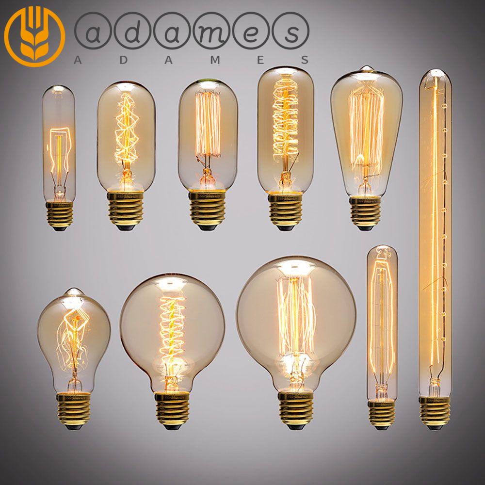 ADAMES 1 pcs Home Lighting E27 Light Appliance Incandescent Bulbs 220V Dimmable Safe Multi-scene Use
