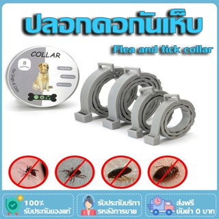 ปลอกคอกันเห็บ หมัด ยุง สุนัข แมว กันน้ำ ป้องกัน 8 เดือน Flea and tick collar