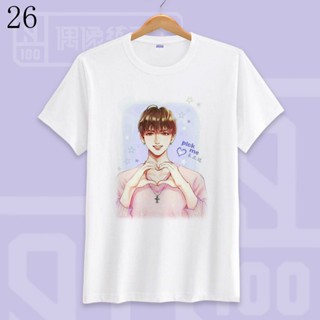 【hot sale】เสื้อยืด คอกลม แขนสั้น พิมพ์ลาย Idol Producer Cai Xukun Fan Chengcheng สําหรับผู้ชาย และผู้หญิง