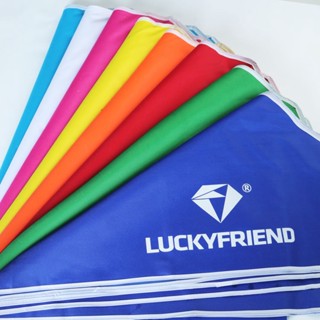 LUCKYผ้าใบเต็นท์ (เลือก8สี) 3ขนาด 2x2 2x3 3x3 ทนทาน กันน้ำ กันแดด เคลือบผิวด้วย PVC