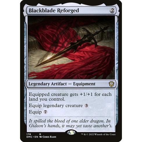 Blackblade Refake - Dominaria United Commander - MTG Singles