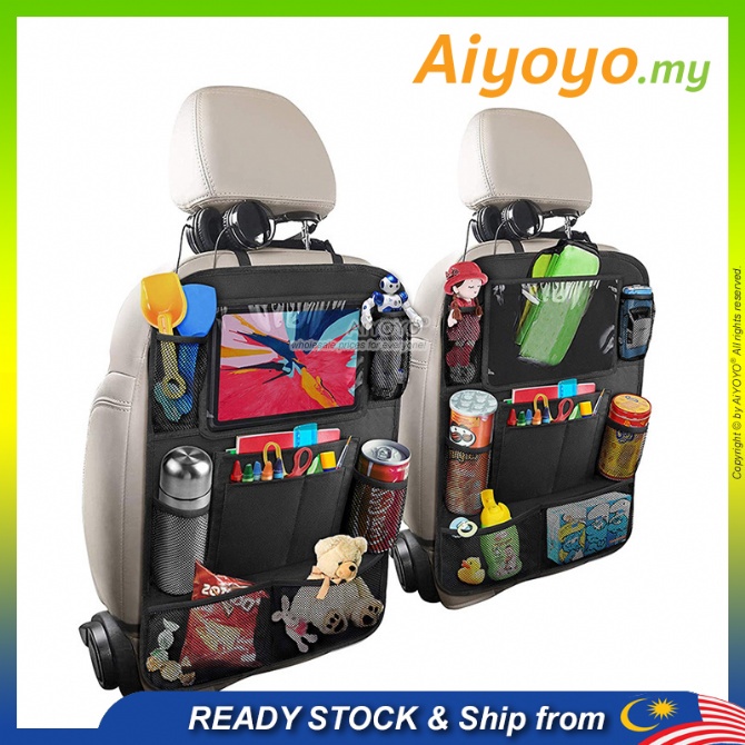 Car Seat Back Storage Bag Back Seat Organizer Hanging Bag Beg Simpanan Kereta