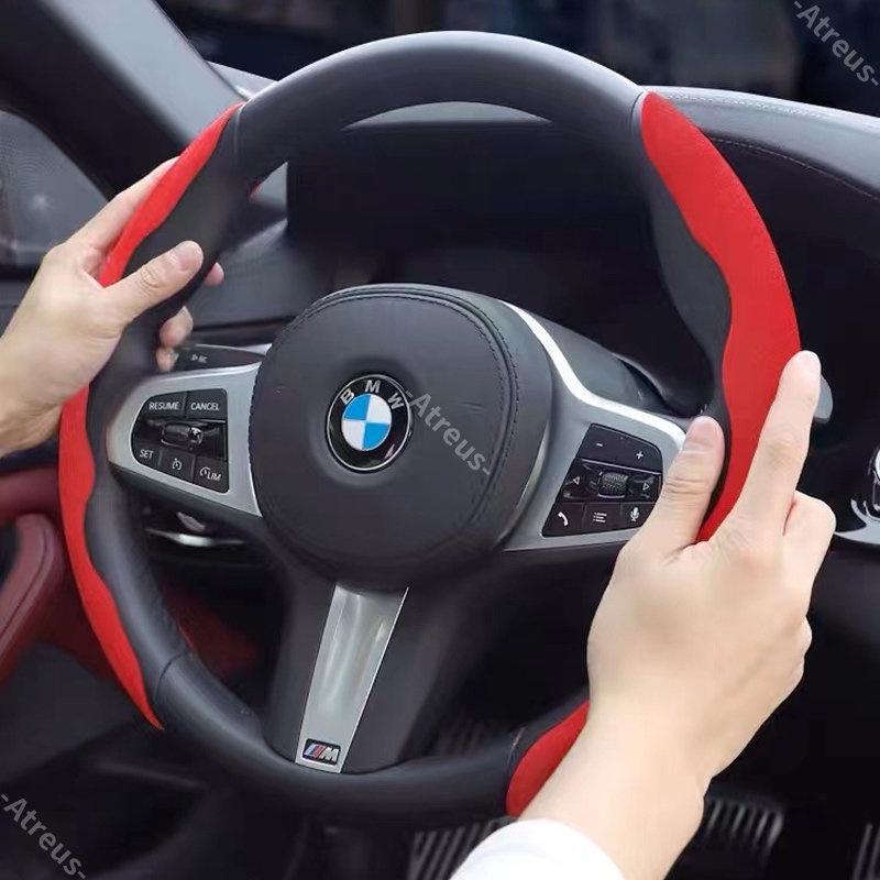 หุ้มพวงมาลัย กันลื่น หุ้มพวงมาลัยรถยนต์ ปลอกหุ้มพวงมาลัยรถยนต์ ปลอกหุ้มพวงมาลัย High Performance Steering Wheel Cover - รูปที่ 3