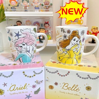 Disney Graby2023 แก้วกาแฟเซรามิค ลายเจ้าหญิงดิสนีย์ น่ารัก ของแท้ สําหรับแม่ และเด็ก [มูลค่า CP สุดคุ้ม]