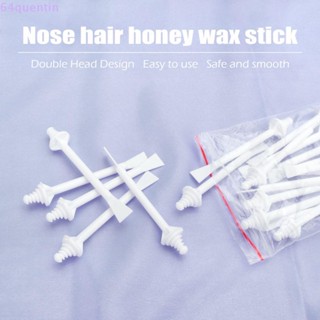 QUENTIN 20Pcs/set Nose Wax Applicator Sticks PP Wax Sticks Applicators Ear Applicator Sticks Women Nostril Nasal Cleaning Nasal Hair Removal Men Hair Remover Facial Wax Sticks/Multicolor