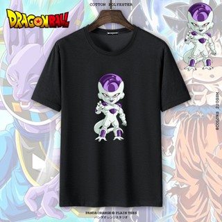 【ใหม่】New Dragon Ball Z T Shirt Fashion Anime  Freeza 3d Print Men Loose oversized Short-sleeve 11130-A