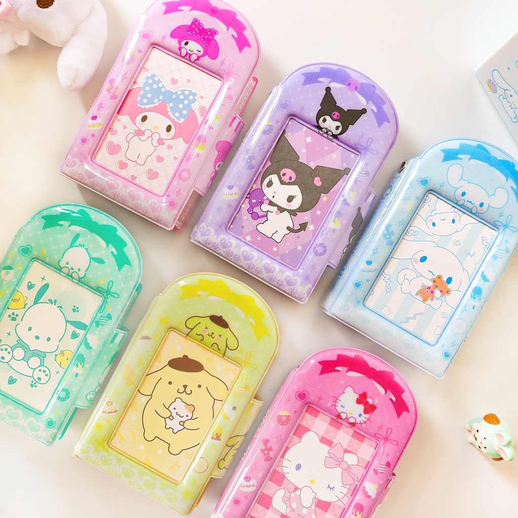 SANRIO Galicici กระเป๋าใส่บัตรโพลารอยด์ ลายซานริโอ้น่ารัก ขนาดเล็ก 3 นิ้ว