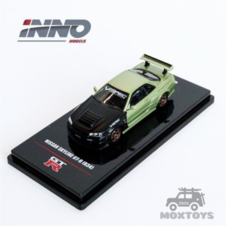 Inno โมเดลรถยนต์ 1:64 NISSAN SKYLINE GTR R34 M-SPEC NUR