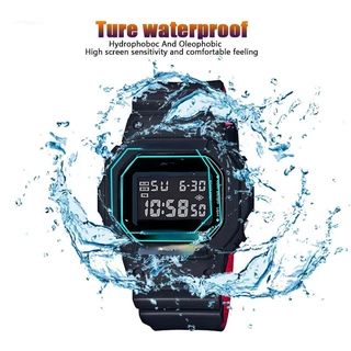 Yifilm ฟิล์มกระจกนิรภัยกันรอยหน้าจอ gshock*1 ชิ้น (DW-5600,GBD-200,GWX-5600,GMW-B5000,GW-B5600,GW-5000,GBX-100) 9H