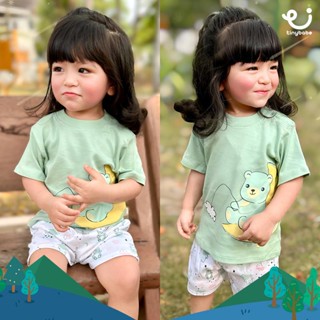 Tinybabe ชุดเสื้อยืดกางเกงขาสั้น สำหรับเด็ก อายุ 1 - 2 ปี