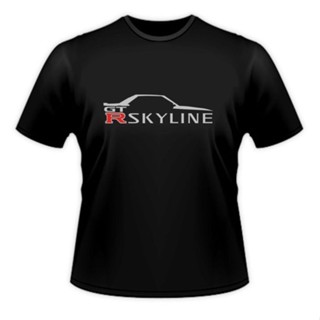 【ใหม่】เสื้อยืดผ้าฝ้ายพิมพ์ลายแฟชั่น ขายดี เสื้อยืด พิมพ์ลายโลโก้ GTR SKYLINE R34 ACROSS THE FRONT DDcong19OJpamf06 สไตล์