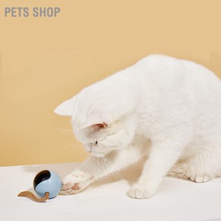 Pets Shop Cat Active Rolling Ball ไฟสีสันสดใสแบบวงกลมชาร์จไฟฟ้าอัตโนมัติ สำหรับแมวสัตว์เลี้ยง