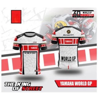 เสื้อกีฬาแขนสั้น ลายทีม Yamaha World GP 2022