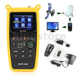 Satlink WS-6933 DVB-S2 FTA CKU Band Satlink เครื่องวัดดาวเทียมดิจิทัล