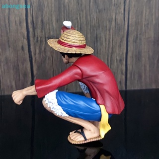 Abongsea ฟิกเกอร์ PVC รูปการ์ตูนอนิเมะ One Piece Luffy Eat Meat สําหรับเก็บสะสม 1 ชิ้น