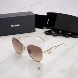 PRADA PR57YS ZVN 3D0 Pale Gold