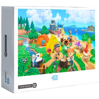 จิ๊กซอว์ไม้ปริศนา รูปสัตว์ Nintendo Animal Crossing New Horizons คุณภาพสูง ของเล่นเสริมการเรียนรู้ สําหรับเด็ก และผู้ใหญ่