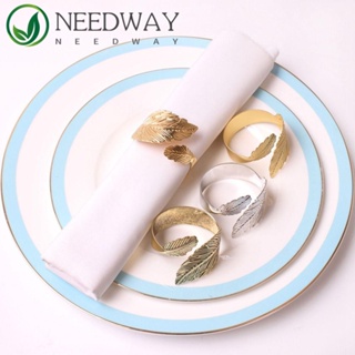 Needway แหวนผ้าเช็ดปาก สร้างสรรค์ สําหรับตกแต่งบ้าน โรงแรม งานแต่งงาน ปาร์ตี้ โต๊ะอาหารค่ํา ที่ใส่ผ้าเช็ดปาก แหวนทิชชู่