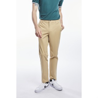 ESP กางเกงชิโน่ทรงสกินนี่ ผู้ชาย สีเบจ | Skinny Fit Chinos | 0360