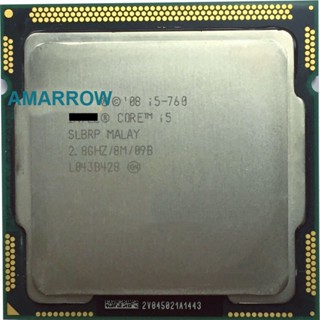 โปรเซสเซอร์ CPU Core i5-760 i5 760 2.8 GHz Quad-Core Quad-Thread 8M 95W LGA 1156