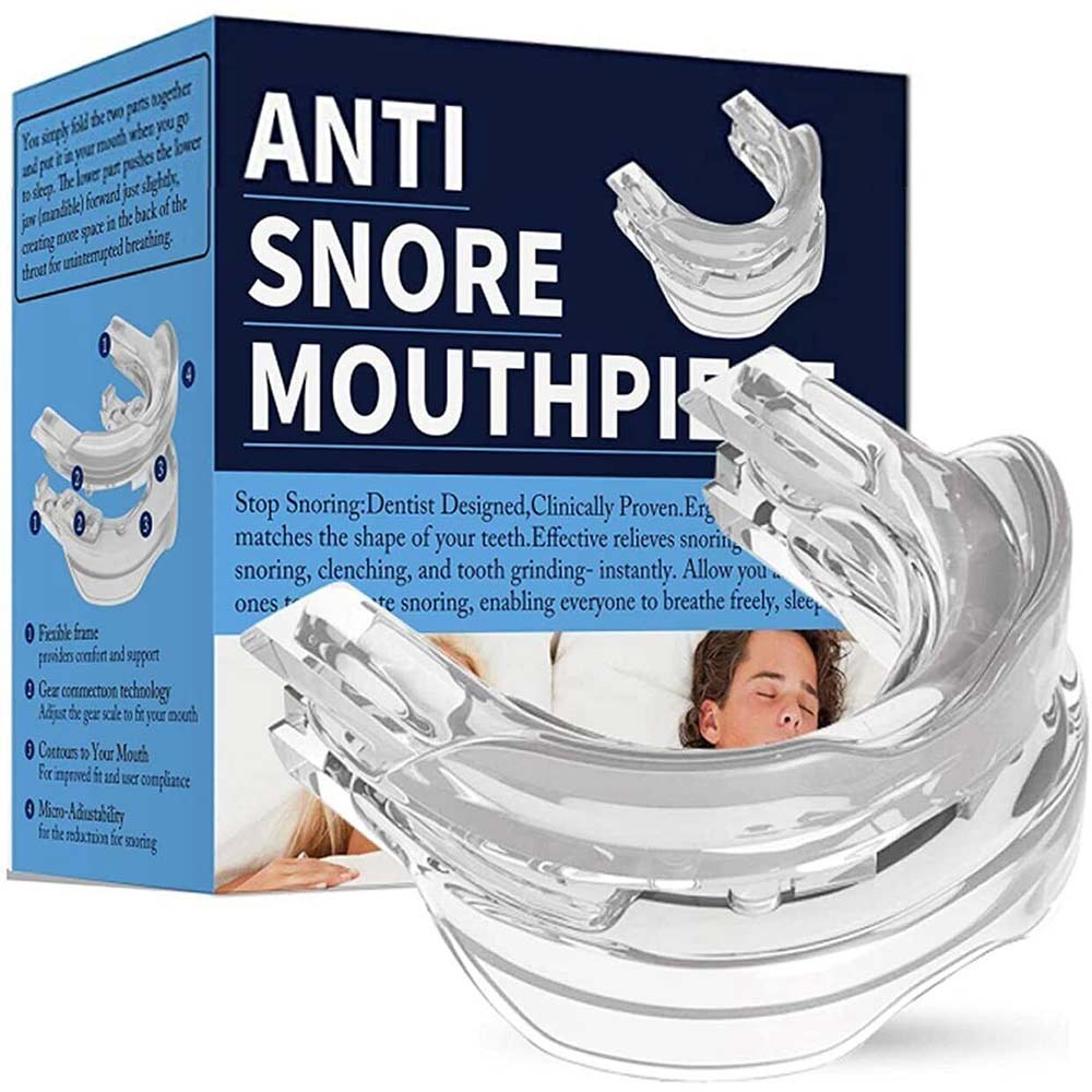 Adjustable Honex Anti Snoring Mouthpiece Reduce Snoring Aid, Snore Solution for Comfort