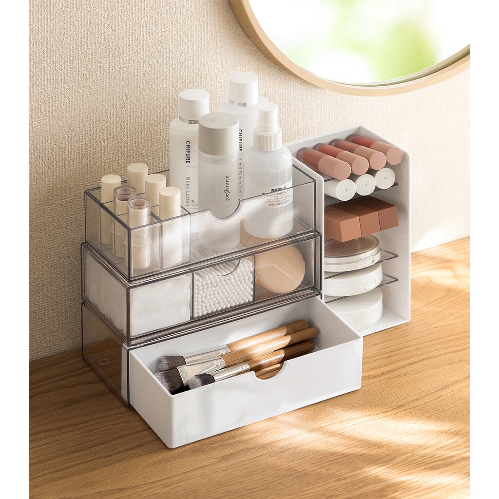 Omocha | Skincare shelf : ลิ้นชักวางเครื่องสำอาง ชั้นวางสกินแคร์ ชั้นวางในตู้กระจก