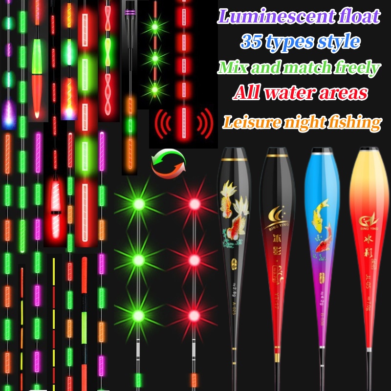 【สินค้ามีการขายแยกขึ้นลง】 การเปลี่ยนสีของแรงโน้มถ่วง เรืองแสง ทุ่นลอย ใช้ได้ทั้งกลางวัน-กลางคืน ทุ่นตกปลา ทุ่นไฟตกปลา ทำทุ่นตกปลา Fishing Float ชิงหลิว สำหรับตกปลา ทุ่นขนาดเล็ก ทุ่นโฟม EVA ทุ่นตกปลา ทุ่ตกปลาโฟมนาโน ทุ่นชิงหลิว สปิ๋ว ทุ่นตกปลา อาการไว