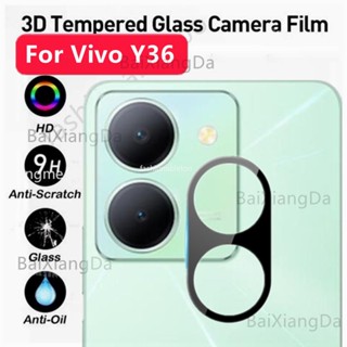 ฟิล์มกระจกนิรภัยกันรอยเลนส์กล้อง 3D สําหรับ Vivo Y36 Y02A Y02s Y02T Y16 Y22s Y35 Y56 Y78+ Y 36 Y 02s Y 02A Y 02T Y 16 Y 22s Y 35 Y 56 Y 78+ 4G 5g 2023