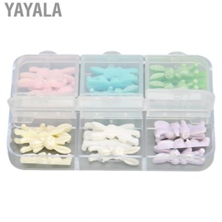 Yayala Nail Ornaments  Rabbit Nail Decoration Safe Portable 1 Box Resin Beautiful  for Home