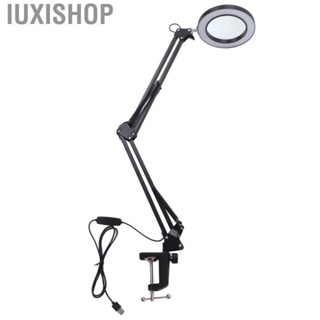 Iuxishop Clamp Light With 5X Magnifier Brightness Workbench  Lighted