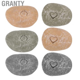 Granty Pet Memorial Stone  Sturdy Dog Grave Marker DIY Lettering Adding Comfort  for Backyard