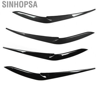 Sinhopsa Headlight Eyebrow Cover  Wear Resistant UV Resistant Front Headlight Eyebrow Perfect Fit  for Car