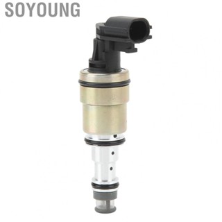 Soyoung AC Compressor Electronic Control Valve  Qucik Heat Dissipation Easy Assemble Stable Compressor Control Valve High Strength  for Vehicle