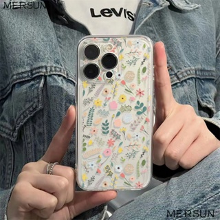 ✅เคสโทรศัพท์มือถือ แบบนิ่ม ลายดอกไม้ กันกระแทก สําหรับ Iphone 12 6 นิ้ว max 14pro 11 13 XPGG 78