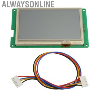 Alwaysonline 3D Printer 4.3 Inch Display  300nit Luminance 3D Printer Display Simple Operation FCC 10Pin Interface Image Decompression  for CR 10S Pro