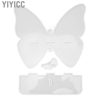 Yiyicc DIY Silicon Mold Butterflies Shelf Rack Silicon Mold 3 Pcs For